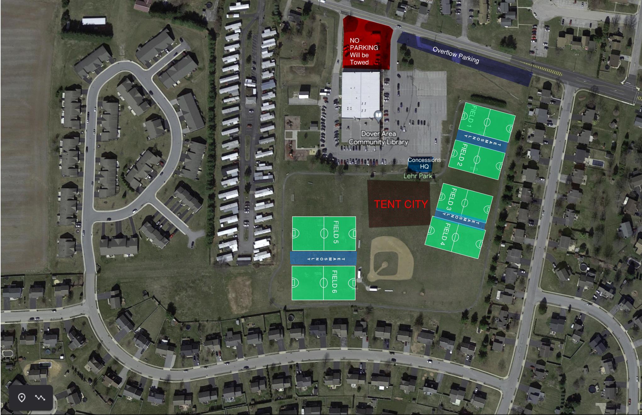 2024 Summerfest Field Layout